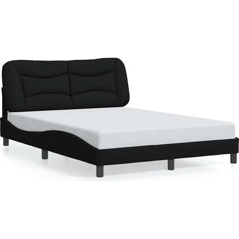 Maison Exclusive - Giroletto senza Materasso Hvar Nero 140x200 cm in Tessuto (1/5)