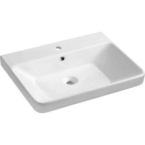 Sapho Thalie - Lavabo da mobile 60x46 cm, bianco TH11060