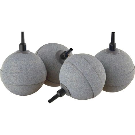 2" Aquarium Air Stone Balls, 4 Pack – Fine Bubble Aerator Oxygen Diffusers for Fish Tanks, Hydroponics, Ponds & DWC Systems (1/5)