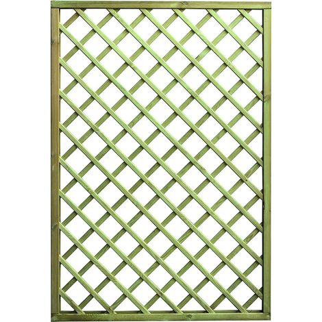 Confine PANNELLO GRIGLIATO RETTANGOLARE IN LEGNO cm. 40x180 h