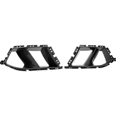 Lufteinlass für die Frontstoßstange, Ersatz-Luftkanäle links und rechts für G80 M3 G82 G83 M4 2021-2026, mit direkter Verschraubung und Clip-On-Design (Carbonfaser-Optik) (1/5)