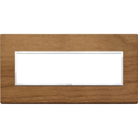 Placca 7M noce italiano Vimar Eikon Evo 21657.31