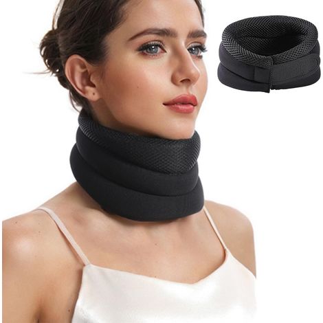 Supporto per il collo silenzioso, supporto per il collo traspirante antirussamento, supporto in morbida schiuma regolabile - Per dormire, a casa, in viaggio e in ufficio (per uomini e donne)