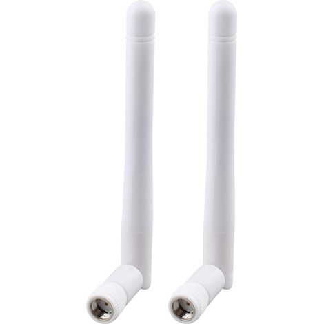 2 Packs Dual-Band WiFi Antenna 2.4GHz 5GHz 5.8GHz 3dBi MIMO RP-SMA Male Omnidirectional for Boat Primer Security Camera IP Camera Reversing FPV Router WiFi PCIE Card Wireless Network (1/5)