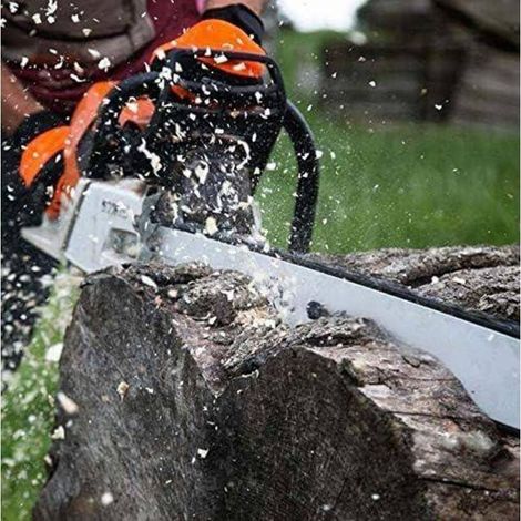 Chaine tronconneuse 3 x Chaînes de tronçonneuses 45cm .325" 68 maillons d'Entraînement 1.6 mm compatible avec Stihl Husqvarna Dolmar Makita et autres accessoire pour tronçonneuse (1/5)