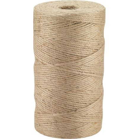 Ficelle jute résistance 70kg - Diam155mm x L325m - COLIS 10 PELOTES