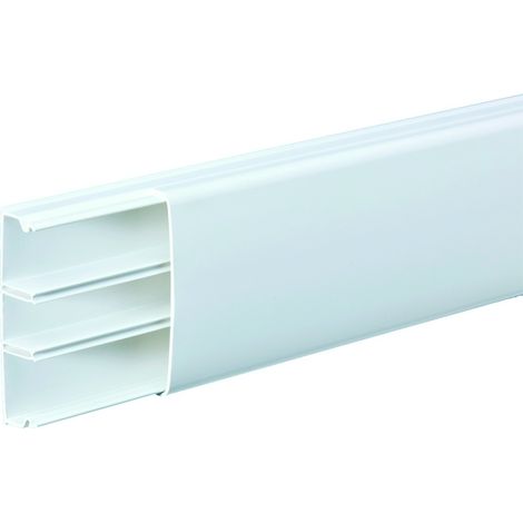 Iboco – Moulure Optima 32 x 12,5 mm – Longueur 2 m – Pour câbles électriques – Cloison guide clou isolante pour séparation courants