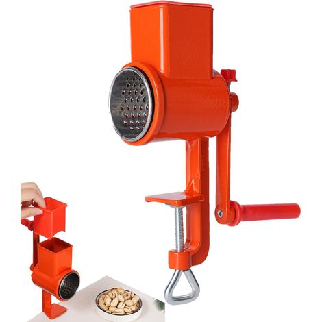 Moulin à céréales, râpe à fromage - Moulin à café manuel  Trancheuse polyvalente, hachoir à fromage, appareils de cuisine portables pour noix, maïs, blé, avoine, épices