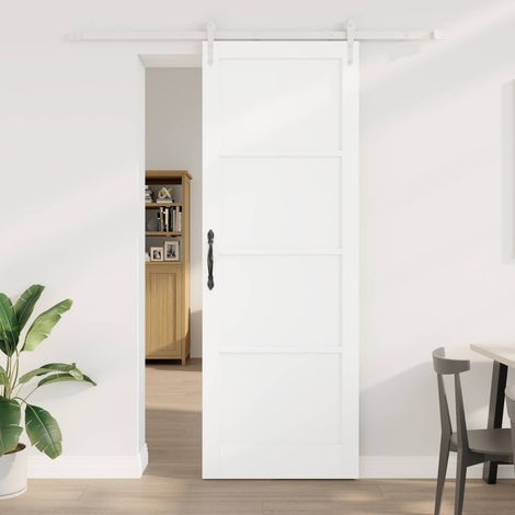 vidaXL Porta scorrevole ORKDAL Bianco 83 x 232 cm