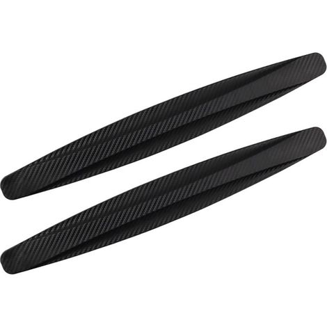 Bande de protection pour pare-chocs de voiture 2 pièces - Protection anti-rayures et anti-chocs pour coins de pare-chocs - Accessoire de voiture noir (1/5)