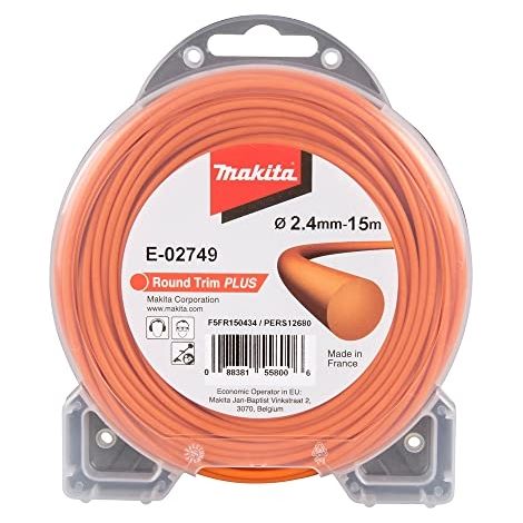 Fil de coupe Orange 2,4mm x 15m rond MAKITA E-02749 (1/5)
