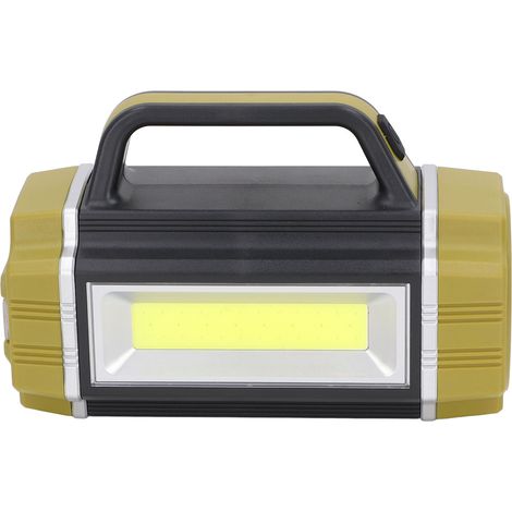 Lampe torche solaire à éclairage frontal et latéral, 6 niveaux d'intensité, ultra-lumineuse, rechargeable par USB, étanche, lampe de recherche portable (1/5)