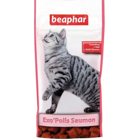 Friandises Beaphar Exo'Poils Malt goût saumon