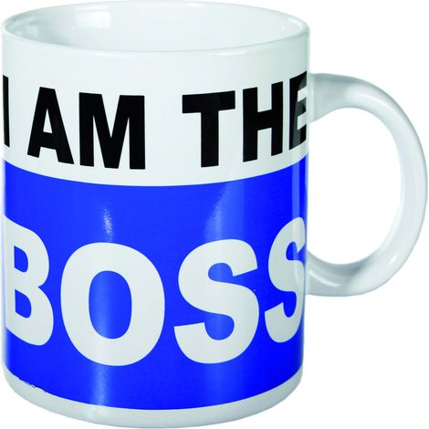 Mug XL/Stampa I Am The Boss/Materiale : Porcellana/Dimensioni : 15 x 12,5 cm (1/3)