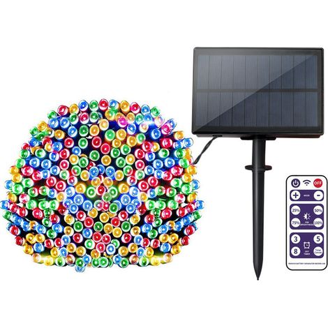 Guirlande lumineuse de 100 mètres composée de 800 LED, décorations pour sapin de Noël, guirlandes lumineuses de jardin, lanternes étanches (1/3)