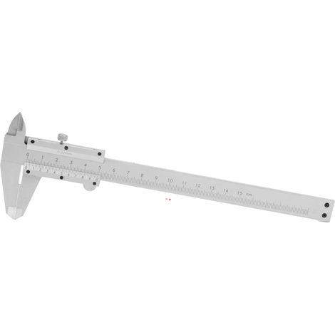 Pied à coulisse à vernier en acier inoxydable, jauge de réglage fin, outil de mesure étanche 0‑150 mm (1/5)