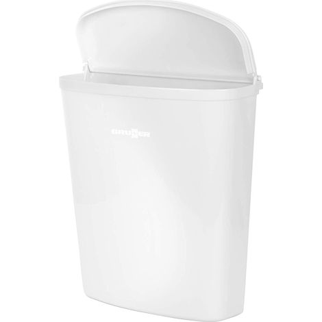 papelera brunner pillar 5.5l con tapa diseño compacto (1/3)