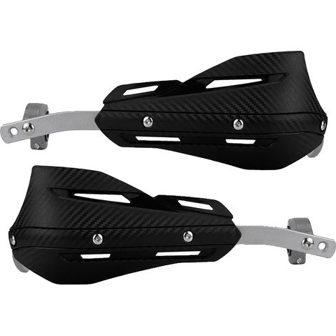 Protectores de manos, ajuste universal, protección duradera, color negro. (1/2)