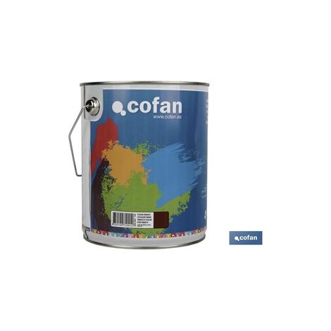 Peinture synthétique couleur tabac 4 L avec haute résistance