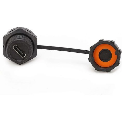 Connecteur USB étanche, prise filetée pour installation dans des applications industrielles E10TPCTFFF (1/4)