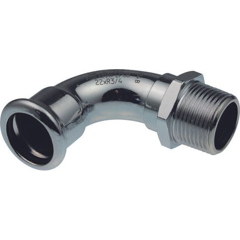 Raccord coudé 90 degrés - Xpress Carbone - Aalberts integrated piping systems - FM Diamètre 22 - 3/4'