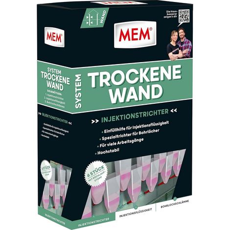 MEM System Trockene Wand Injektionstrichter, 6 Stk (1/5)