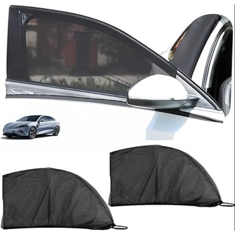 Pare Soleil Voiture Protection Solaire Enfants Ventilation pour Vitres Latérales Fenêtre SUV(Noir) (1/5)
