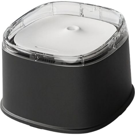 Fontaine à eau - 2,2 l - Distributeur de nourriture automatique simple et silencieux avec coussinet - Distributeur d'eau pour chat - Pour intérieur et extérieur, maison, cour, jardin, salon, balcon (1/4)