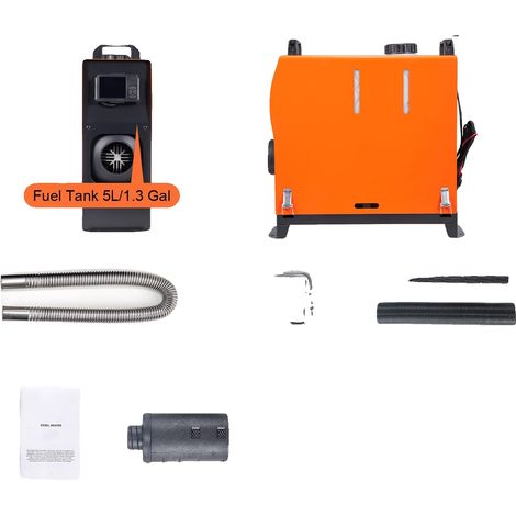 Calefactor de aire diésel portátil con control Bluetooth, 8 kW (1/2)