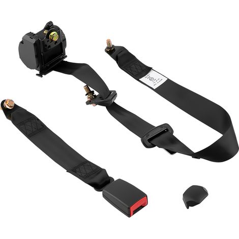BFO – Ceinture de sécurité rétractable 3 points – Réglable pour camions, bus, karts – Matériaux ABS et plastique – Installation facile