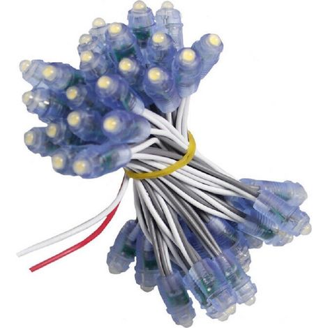 Trade Shop - HELLE LICHTPUNKTE 50 LED STERNENHIMMEL MINI LED 12V VERSCHIEDENE FARBEN LICHT 10W W-50 -