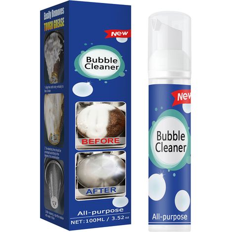 Nettoyant Mousse Multi-usage pour Cuisine et Salle de Bain - Détachant et Désinfectant