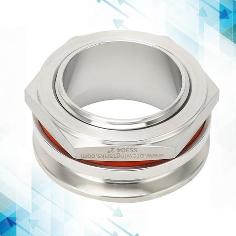 Raccord traversant sans soudure de 2 pouces en acier inoxydable pour kit d'adaptateurs Tri-Clamp, équipement de brassage (1/5)