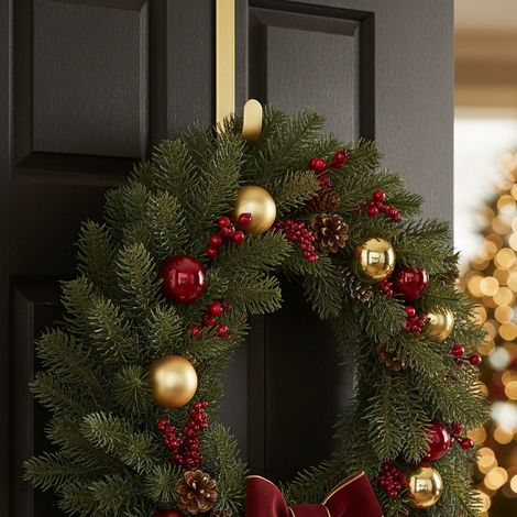 Gancio per ghirlanda in ferro 30 cm PERAGA CHRISTMAS (1/5)