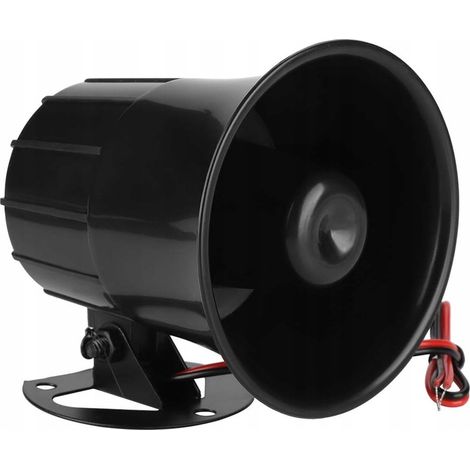 Sirena d'allarme ES 626, alimentazione 12V CC, suono modulato a 110 dB (1/5)