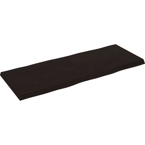 Dessus de table Dessus de bureau Plateau de table bois massif traité bordure assortie