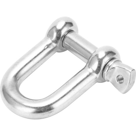 Manille d'ancrage à vis M25 en acier inoxydable 304, robuste, en forme de D, pour le camping (1/5)
