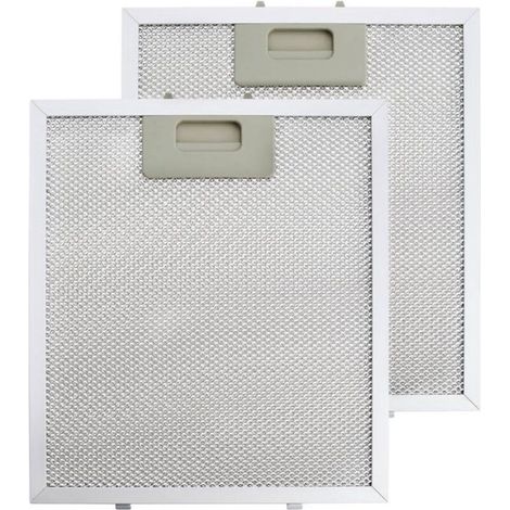 Aluminium-Fettfilter für Dunstabzugshauben (2 Stück), 260 x 230 mm - Küchenlüftungsfilter