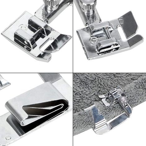 Prensatelas,Pies para máquinas de coser,Pies para máquinas de coser,Prensatelas pequeños de un solo lado,Accesorios de costura,13,19,25 mm (1/4)