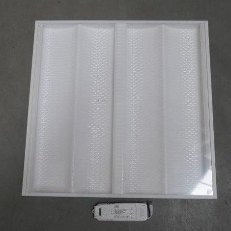 Plafonnier dalle LED 39W pavé 600x600mm encastré 4000K 4000lm 120° avec driver 230V dimmable 1-10V IP44 Pure LED Trajectoire (1/2)