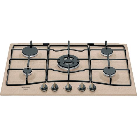 HOTPOINT PCN 750 T (AV) R /HA PIANO COTTURA DA INCASSO 75CM 5 FUOCHI A GAS COLORE AVENA - PCN750TAVRHA