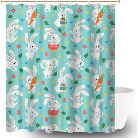Rideau polyester pour douche 180x180 moderne rideau étanche pour préparer la maison avant l’arrivée d’invités (1/5)