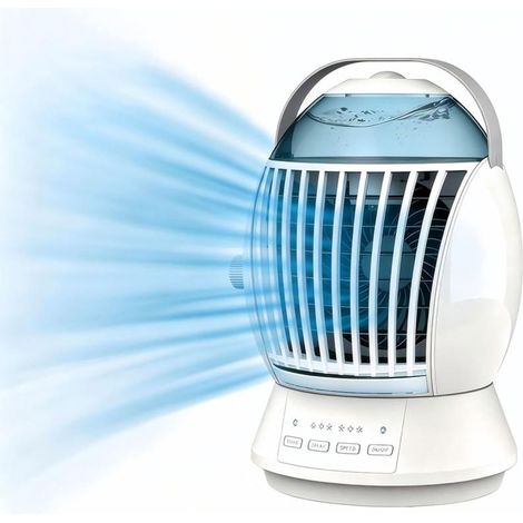 Mini climatiseur 3 en 1 3 niveaux Nebel 24h minuterie pour Zimmer voiture bureau (1/5)