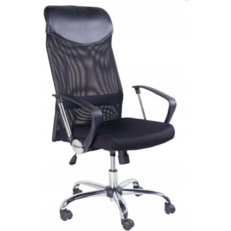 Silla giratoria QZY-2501 negra (1/3)