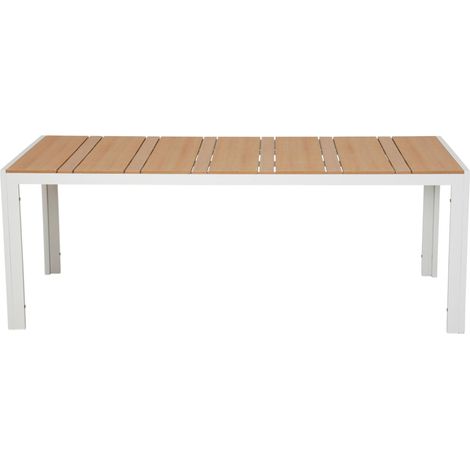 Noah Gartentisch 205x90 cm Teak-Dekor. (1/4)