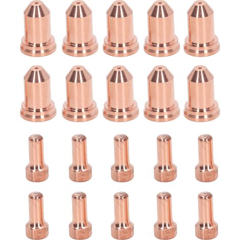 20 buses d'électrodes de coupe plasma en laiton, résistants aux hautes températures, pour PTM 80, jeu de 20 pièces. (1/5)