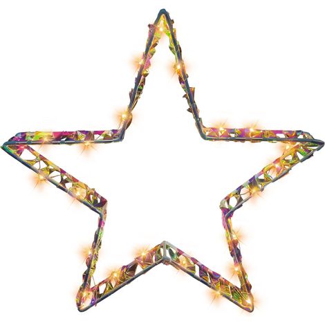 TrendLine Stern Kunststoff + Metall Ø 38 cm mehrfarbig Figur
