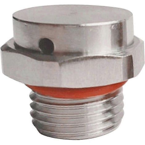 Valves de purge d'air étanches en acier inoxydable M5 M-6 M12 M16 M20 à visser, bouchon de protection, valves de purge en métal, couleur : M16x1,5 (1/4)