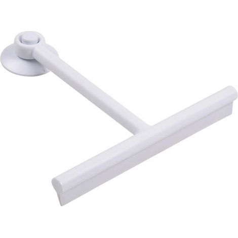 Raclette de fenêtre Extensible, raclette de Nettoyage de Verre à Prise Confortable, raclette de Douche en matériau PP/TPE avec Ventouse, raclette d'essuie-Glace en Silicone pour Porte de Douche en (1/5)