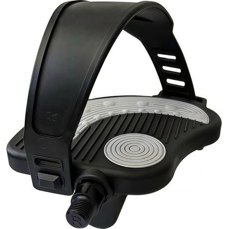 Pedales con correas para rodillos de entrenamiento/dinamómetros, bicicletas de spinning y bicicletas estáticas. (1/5)